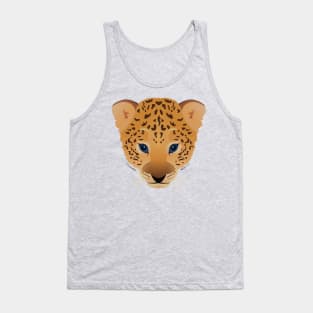 Baby Leopard Face Tank Top